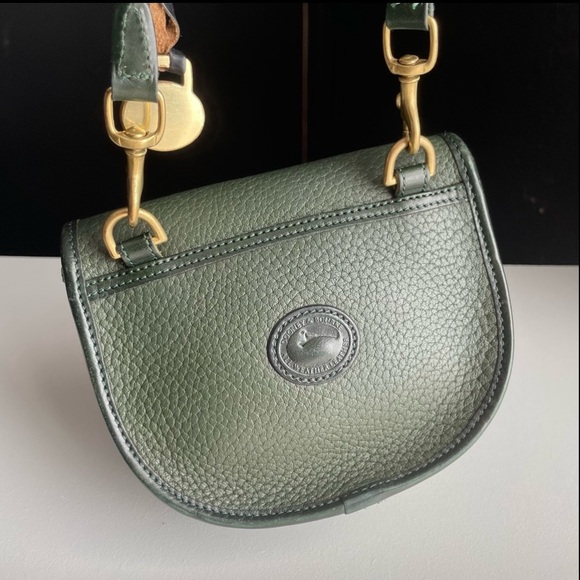 Dooney and Bourke awl leather IVY green  Mini crossbody belt bag wallet - Picture 5 of 15